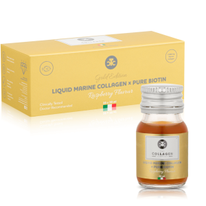 The Collagen Company Liquid Marine Collagen x Pure Biotin - Raspberry 10x30ml