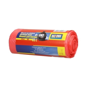 Worki na odpady czerwone 35l LD 15szt. 