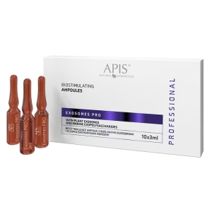 Apis EXOSOMES PRO Biostymulujące ampułki z roślinnymi egzosomami 10 x 3ml