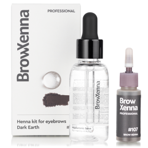 Brow Henna® #107 Dark Earth (Kit) 10ml + 30ml