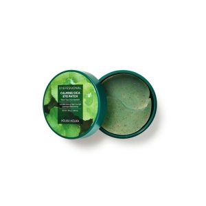 Holika Holika Eyefessional Calming Cica Eye Patch 60pcs 84g - Hydrożelowe płatki pod oczy z ekstraktem z aloesu o działaniu łagodzącym i nawilżającym
