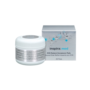 Inspira:med AHA Radiant Complexion Pads - Rozświetlające płatki z kwasami 40szt. 