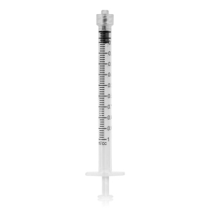 Strzykawka 3część. Luer Lock 1ml MedicalBrokers 10szt.