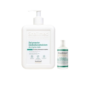 Snailmed Żel do mycia ciała przeciw niedoskonałościom 300ml + żel do mycia twarzy 20ml gratis