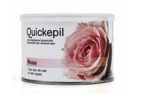 Quickepil Wosk do depilacji puszka różany 400ml