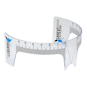 Miarka do symetrii łuków brwiowych