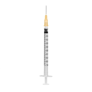 Strzykawka 3-część. 1ml igła 25G 0,5 x16mm BD Plastipak 10szt.