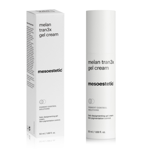 Mesoestetic Melan Tran3x Żel-krem depigmentujący na dzień 50ml.png