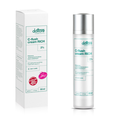 Dottore C-flush Cream Rich Krem przeciwzmarszczkowy z 2% witaminą C i olejem z awokado 50ml.png