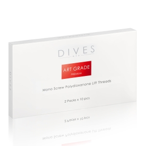 DIVES med.- Art Grade PREMIUM - Mono Screw 2x10szt. różne rozmiary