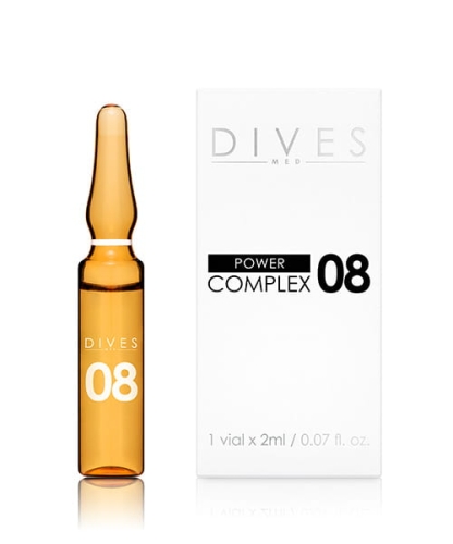 Dives Med - Power Complex 08 - Ampułka Balansująca Dla Skóry Tłustej I Podrażnionej (1x2ml).jpg