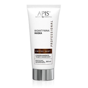 Apis Coffee Shot Bioaktywna maska z kwasem kawowym i z olejem z nasion kawy 200ml