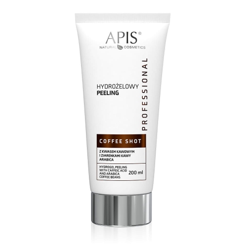 Apis Coffee Shot Hydrożelowy peeling z kwasem kawowym i ziarenkami kawy arabica 200ml.jpg